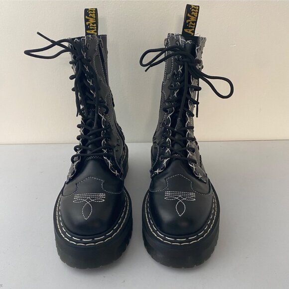 Dr. Martens Jadon Hi Gothic Americana Boots Shoes Platform - Picture 4 of 12